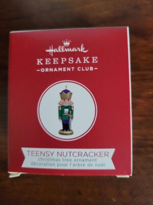 MIB Hallmark 2018 TEENSY NUTCRACKER KOC MEMBER EXCLUSIVE REPAINT Orn - FREE SHIP