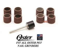 Oster GENTLE PAWS,PROFESSIONAL Nail Grinder SANDING GRINDING BANDS&DRUM SET KIT