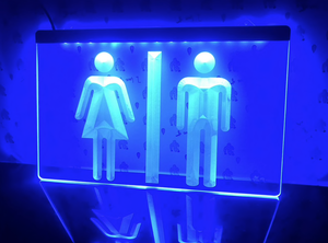 toilet washrooms restrooms display