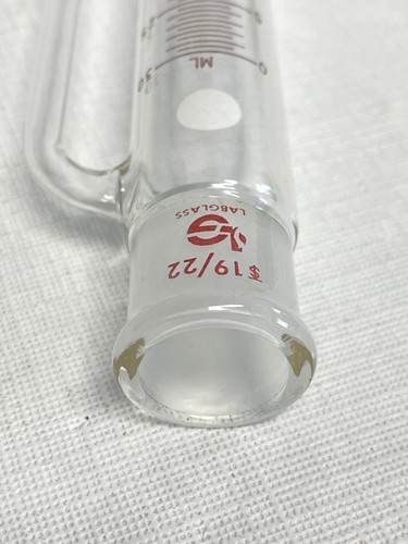 WILMAD Glass 30mL 19/22 29/42 Graduated Pressure Equalizing Addition Funnel - Picture 4 of 9