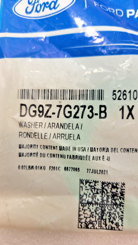 Conjunto de eje delantero Ford Lincoln CV junta arandela de empuje genuina DG9Z-7G273-B - Imagen 3 de 13