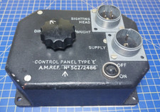 AM RAF Control Panel Type 'E' MK.2 Gunsight Gyro 5CZ/2486