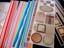 Lot Stickers, Gazebo, Chalet, Vellum Daughter, Mrs. Grossman Gr Lengths