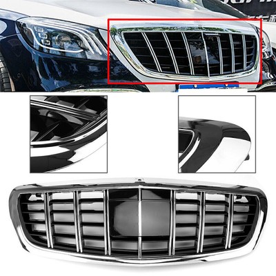 Front Grill Grille for Benz S-Class W222 S350 S400 S500  GT R Barbus New