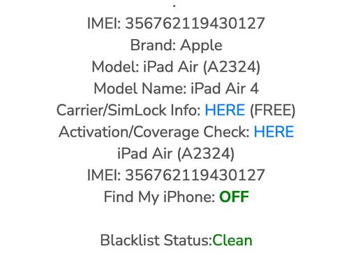Apple iPad Air 4th Generation 10.9" 256GB Sky Blue Cellular MYJ62LL/A Grade C+ - Picture 14 of 15