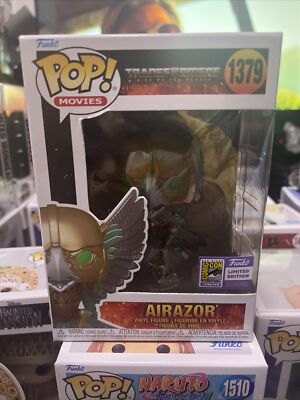 Funko Pop! #1397 AIRAZOR TRANSFORMERS 2023 SDCC Exclusive Sticker Damage