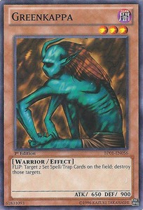 Greenkappa - BP01-EN056 - Starfoil Rare - 1st Edition x3 - Near Mint