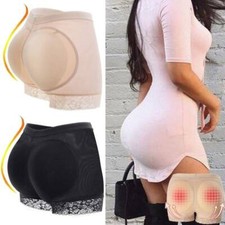 THICK PADDED BUTT HIP ENHANCER SHAPER WOMEN FAKE ASS UNDERWEAR PANTIES SHORTS US