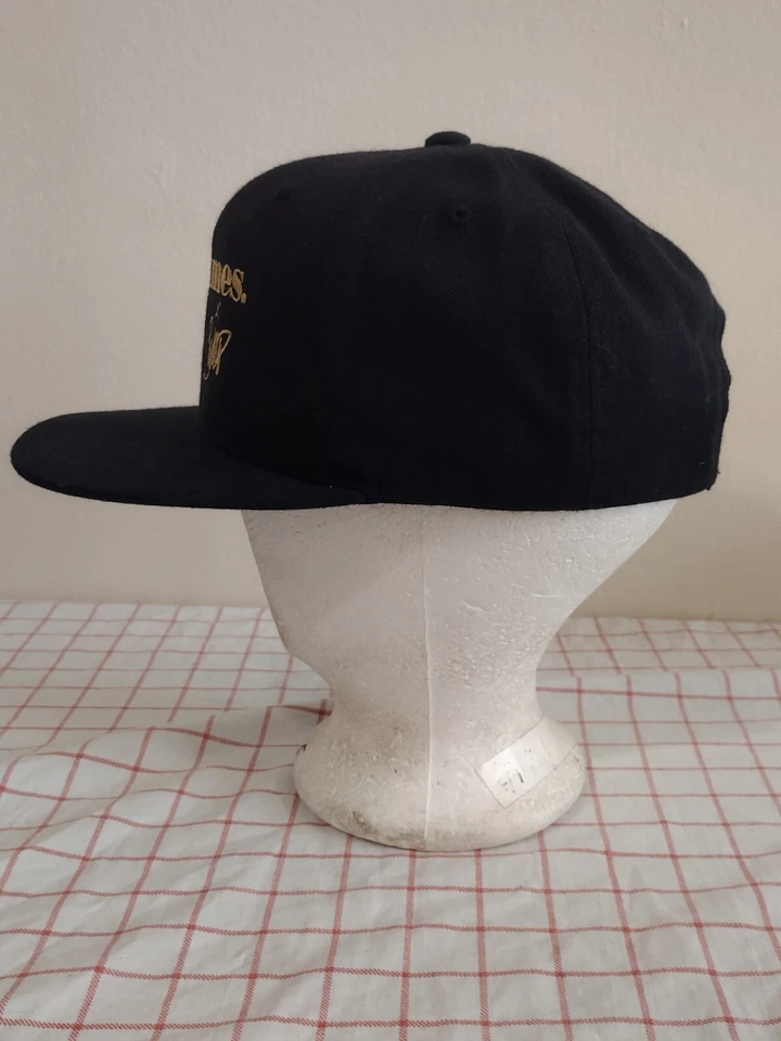 Gorra Snoop Dogg 19 Crimes negra ala plana con cierre a presión bordada ropa de calle Foto 3 de 4