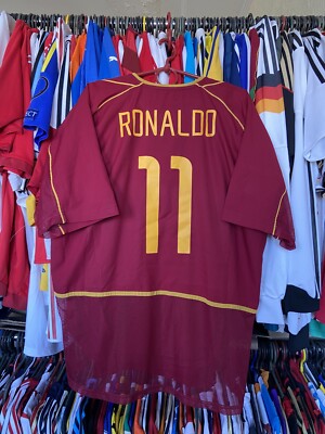 PORTUGAL 2002 2004 HOME SHIRT JERSEY NIKE AUTHENTIC PLAYER ISSUE