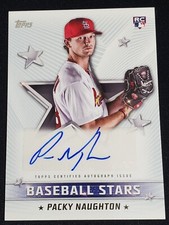 Packy Naughton 2022 Topps Update Baseball Stars Rookie Auto Cardinals RC #BSA-PN