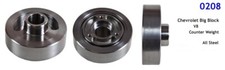 Romac Sfi Red Steel Harmonic Balancerdamper For Chevy Bb 454 502 External