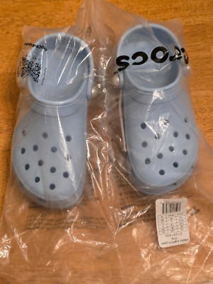NEW CROCS Classic Platform Pearl Clog Blue Calcite 211231