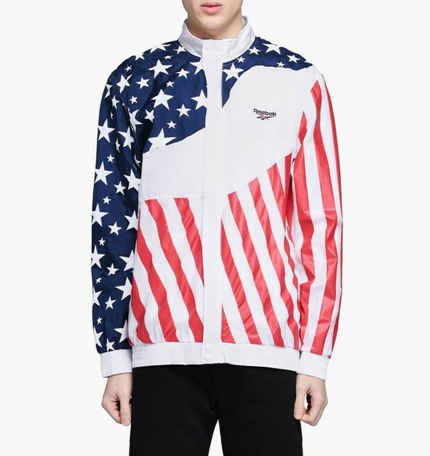 Reebok Hush Track Jacket (American Flag 