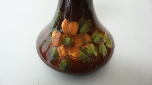 American Art Pottery STANDARD GLAZE 9" Candlestick, c. 1890-1900 - Picture 9 of 10