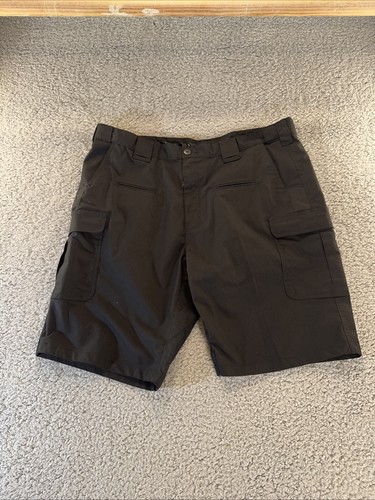 Propper Men’s Cargo Lightweight tactical Shorts Black Canvas Telflon RN# 89706 - Picture 1 of 12