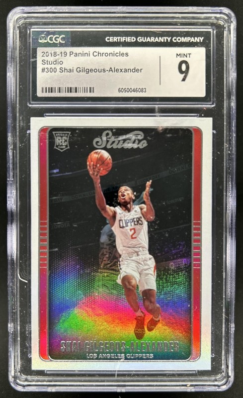 2018-19 Chronicles Shai Gilgeous-Alexander RC Rookie #300 Clippers CGC 9 MINT