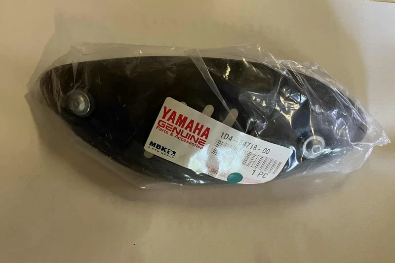 Protection echappement Yamaha 50 DTR 2003 acier robuste 1D4-E4718-00