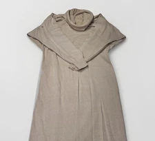 Vintage Tricots Fuego France Angora Wool Blend Turtleneck Sweater Dress