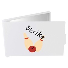 'Ten Pin Bowling' Compact / Travel / Pocket Makeup Mirror (CM00045251)