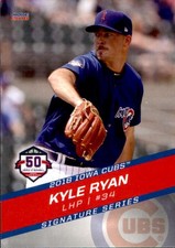 2018 Iowa Cubs Choice #23 Kyle Ryan Auburndale Florida FL - NM Baseball Card