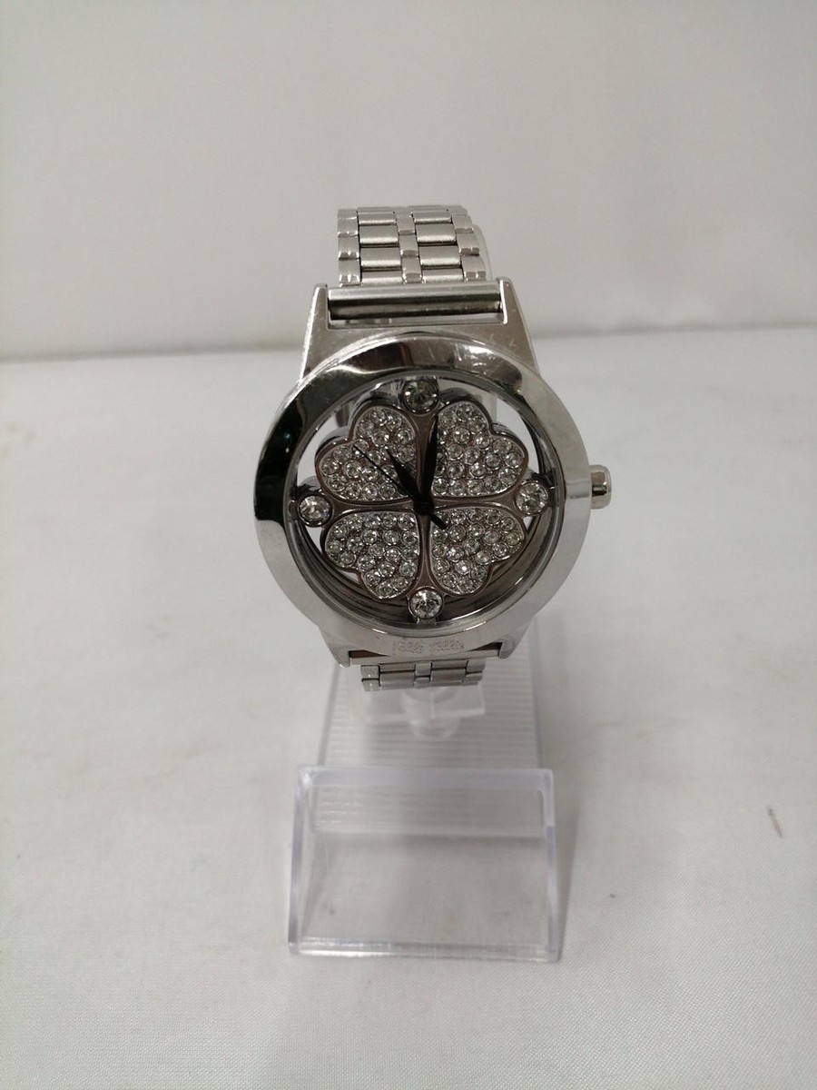 時計 folli follie mono tone watch& earrings folli follie mono tone watch& earrings