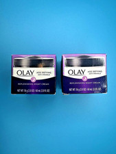 Olay Age Defying Anti-Wrinkle Replenishing Night Cream 2 oz 2 Pack BRAND NEW