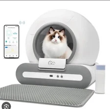 Doel Self Cleaning Smart Automatic Cat Litter Box with App Control (used once)