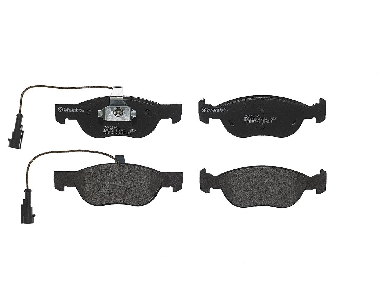 Brake pads P 23 071 BREMBO for ALFA ROMEO 145 146 GTV SPIDER - Image 11