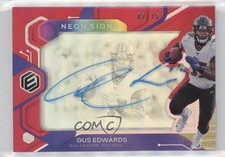 2020 Panini Elements Neon Signs Red 2/25 Gus Edwards #NS-GE Auto 0pm