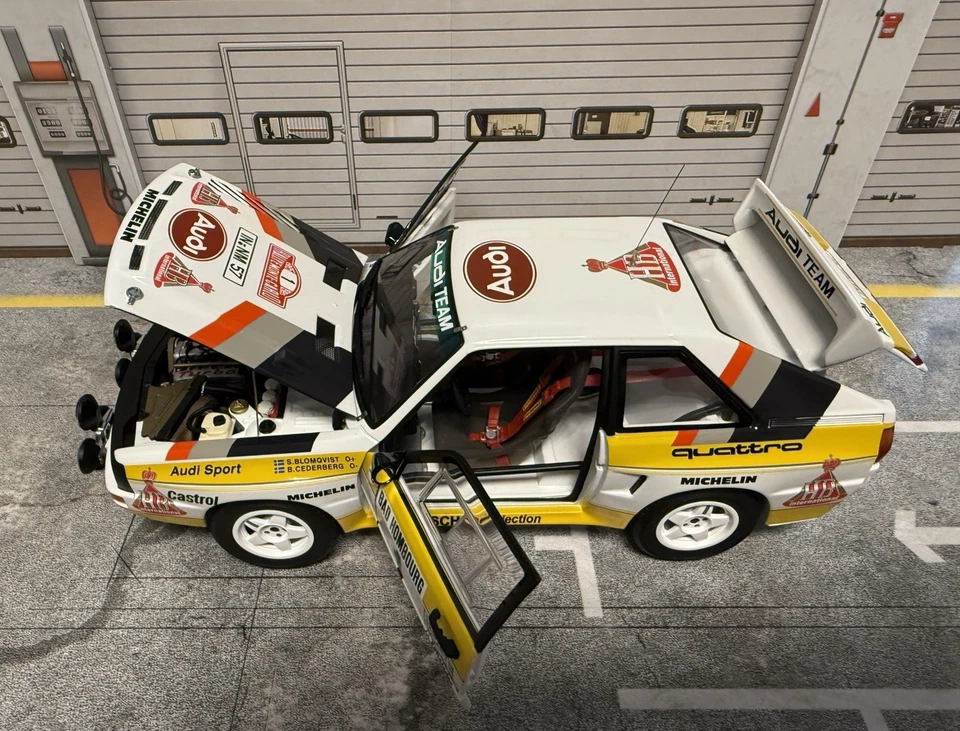 1:18 AUTOart 88501 Audi Sport Quattro Rallye Monte Carlo 1985 #1 S. Blomqvist - Bild 4 von 4