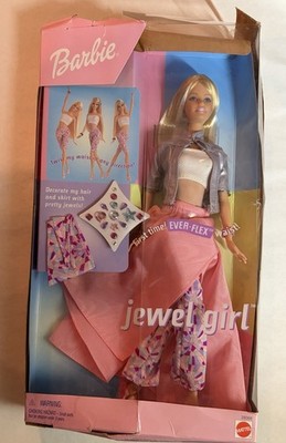 Damaged Box- Jewel Girl Barbie Doll, 2000 Edition, With Ever-Flex Waist