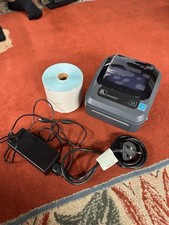 Zebra GK420D Thermal Label Printer with Power Supply, USB Cable & Label Roll