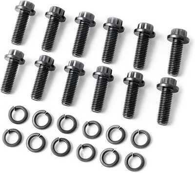 12 Point Up Pipe/Manifold Bolt Set Compatible with 6.6L Diesel