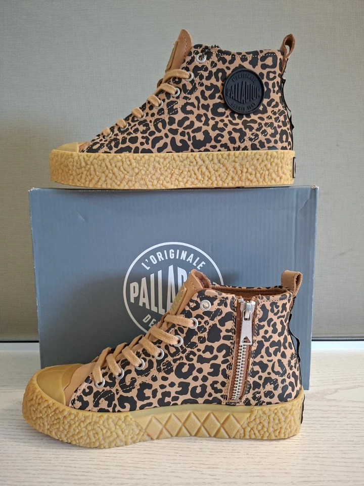 Palladium Ace Rugged Ankle Boot, zapatillas talla 37 plantilla 23.2cm, cuero Mar - Imagen 2 de 4