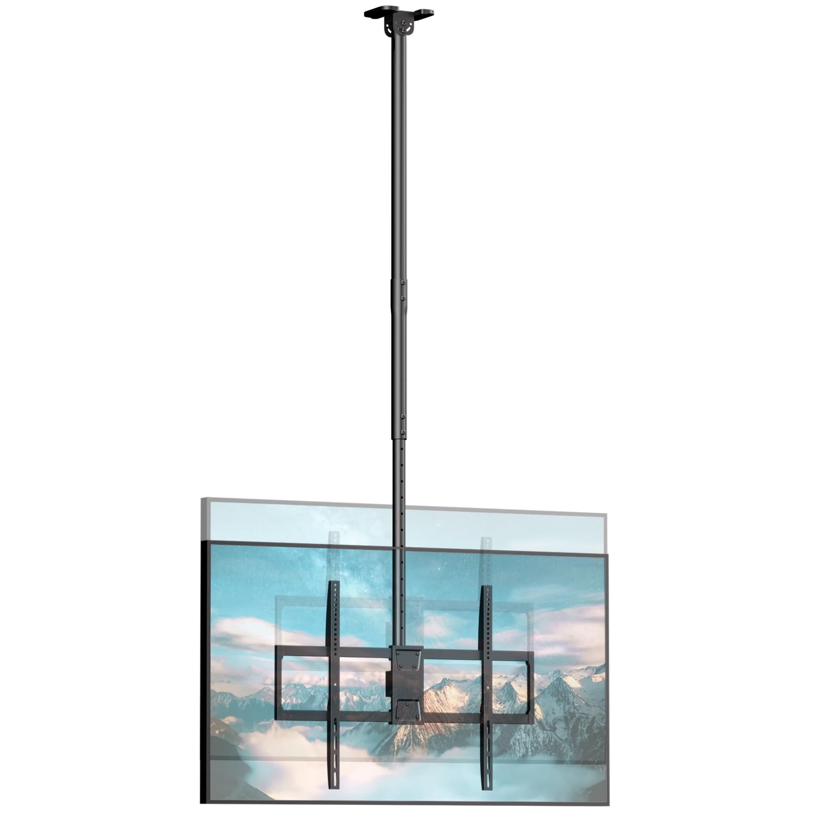 Ceiling TV Mount for 50-100 Inch Flat & Curved TVs up to 176
