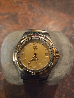 R TAG HEUER Professional 200 Meters 本体 TAG Heuer Professional 4000 200 Meter Two Tone Men's Watch - Ref