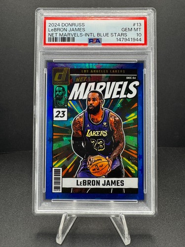 2024 Panini Donruss Basketball International Blue Stars LeBron James #13