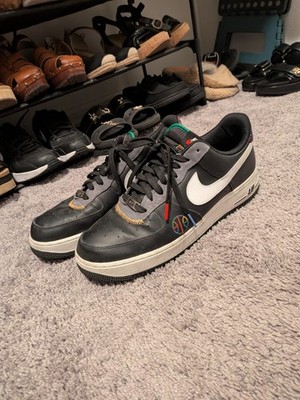 Nike Air Force 1 Men's Sneakers Black/White Size 12