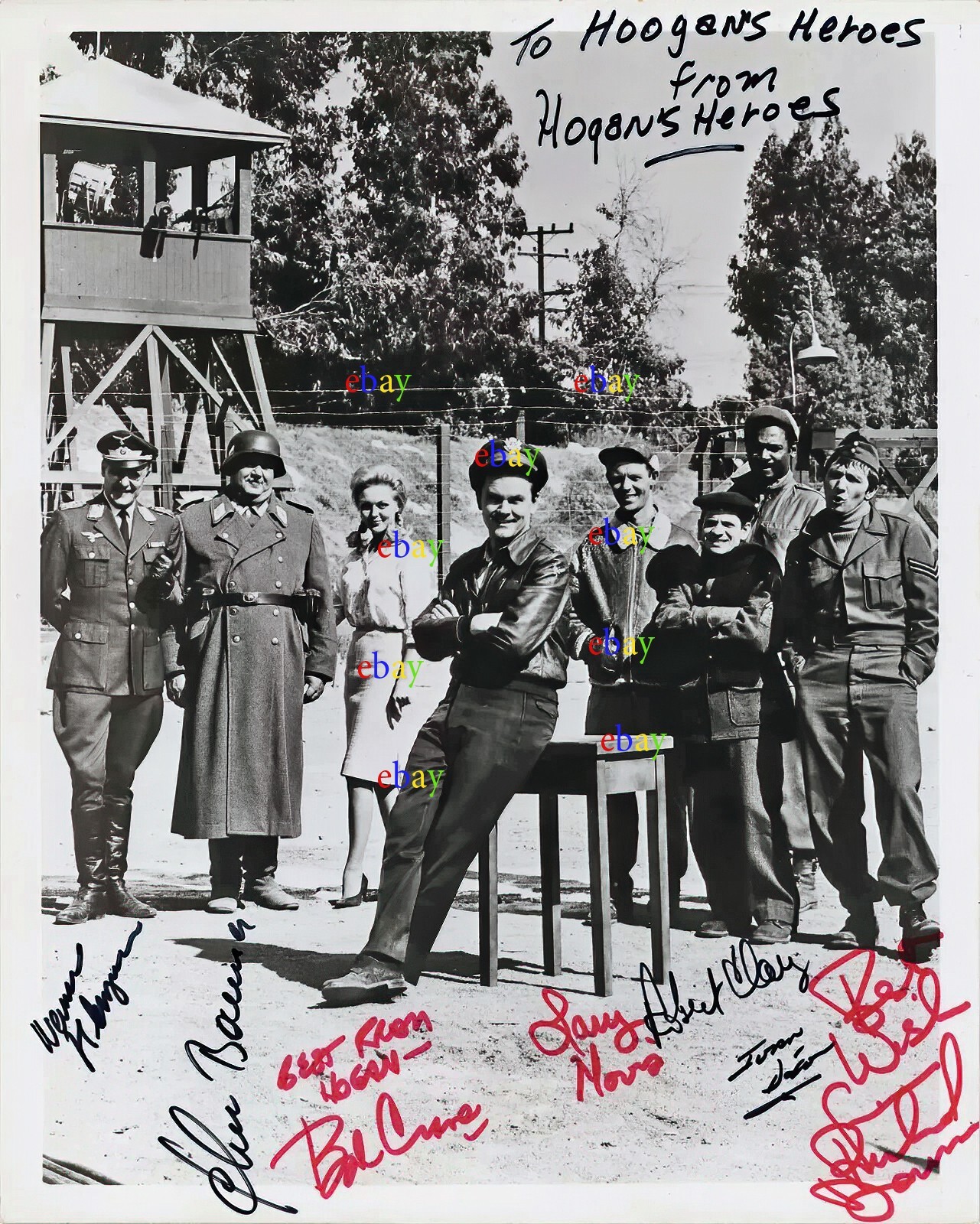 HOGANS HEROES  Autographed Signed 8x10 Photo Reprint