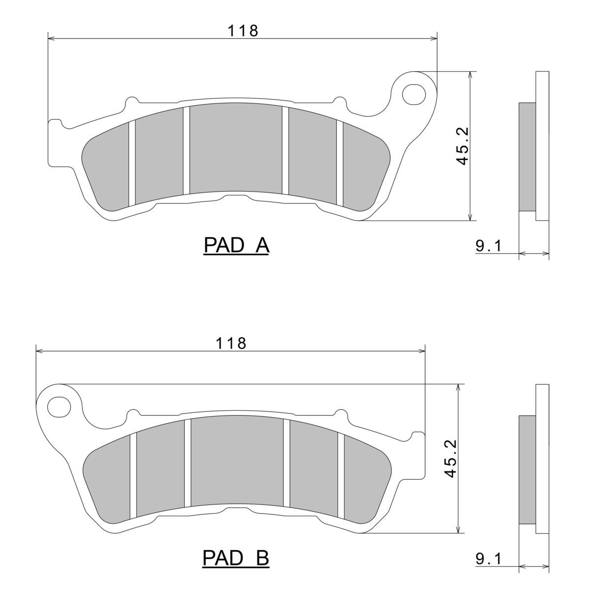 Plaquettes de frein avant Nissin pour Honda SILVER WING 2007 de haute longévité