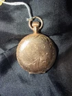 Antique 1890s Elgin Pocket Watch USA Gold Filled Hunter Case Engraved Not Workin