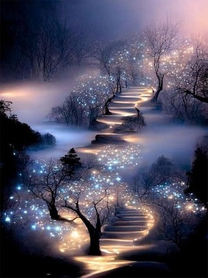 5D Diamond Painting Kits for Adults,Night Landscape Diamond Art Kits for Adul 