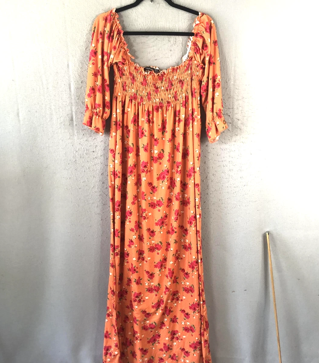 chinese dress ladies Azura Off The Shoulder Maxi Dress Burnout | Green | Womens main image 1