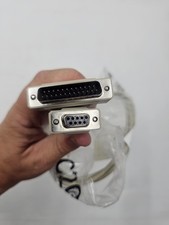 Kentek 6' DB9 Female to DB25 Female Null Modem Data Extension Cable 28 AWG RS232