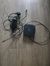 HP USB-C/A G2 LAPTOP DOCK DOCKING STATION & ORIGINAL POWER SUPPLY