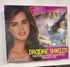 LJN Brooke Shields Doll #8833 with Accessories Vintage 1982 Damaged Box
