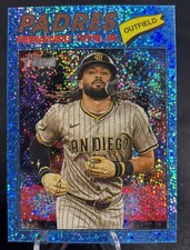 2026 Topps Heritage - Fernando Tatís Jr. #322 Chrome Light Blue Sparkle Refract