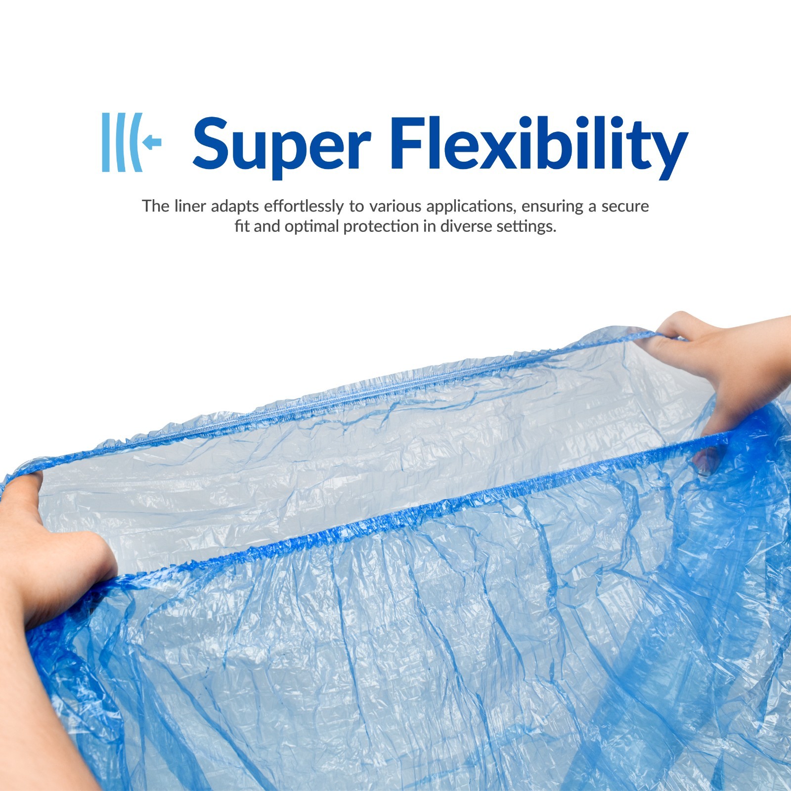 200 Pcs Blue Disposable Pedicure Spa Liners Foot Bath Bags Nail Salon Supply