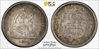 1860 Seated Liberty Half Dime  PCGS AU 58 (CAC)  Outstanding Original